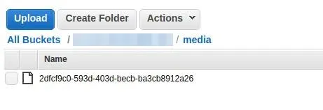 Media files in S3